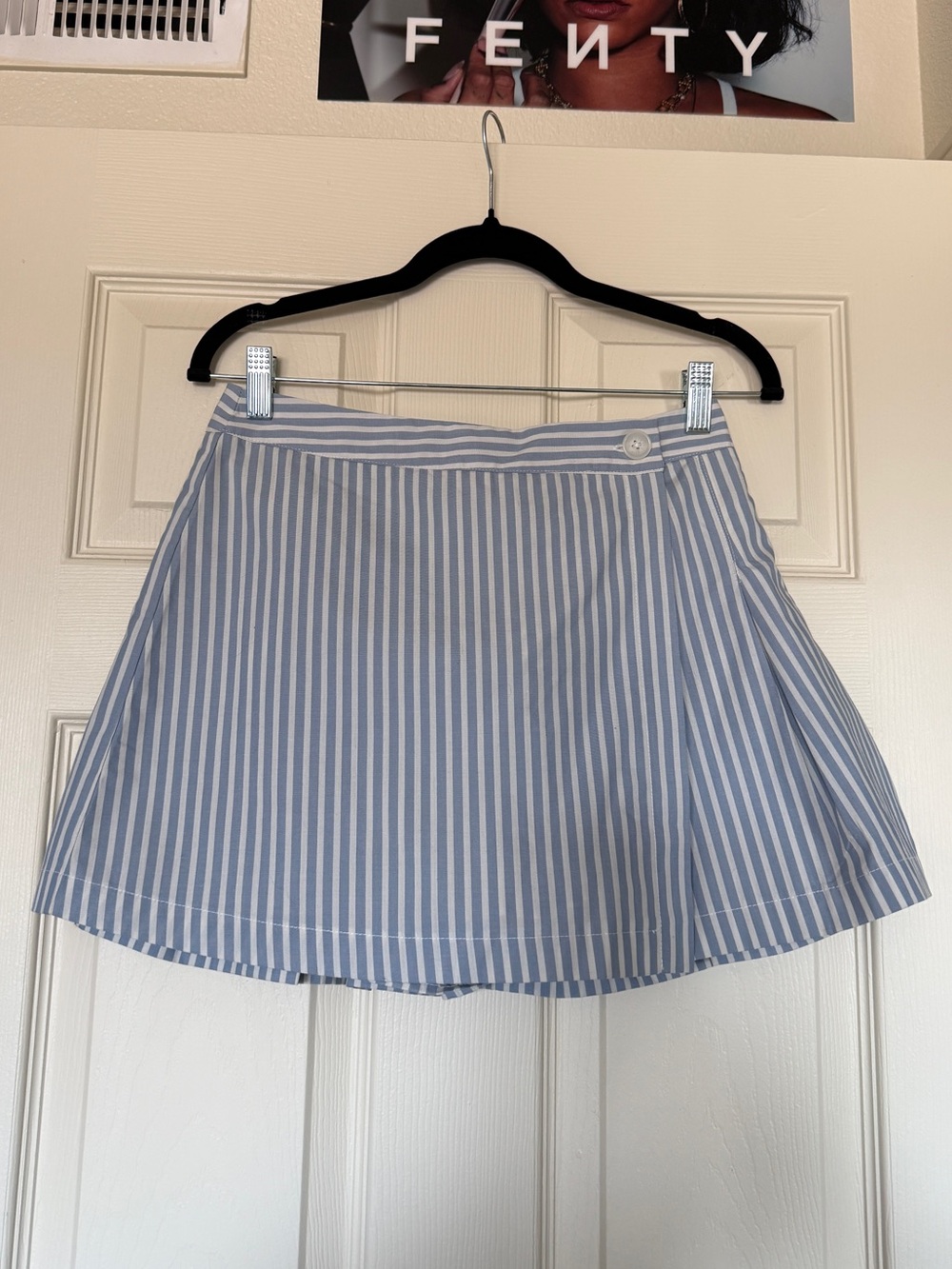 Sloan Striped Wrap Skort
